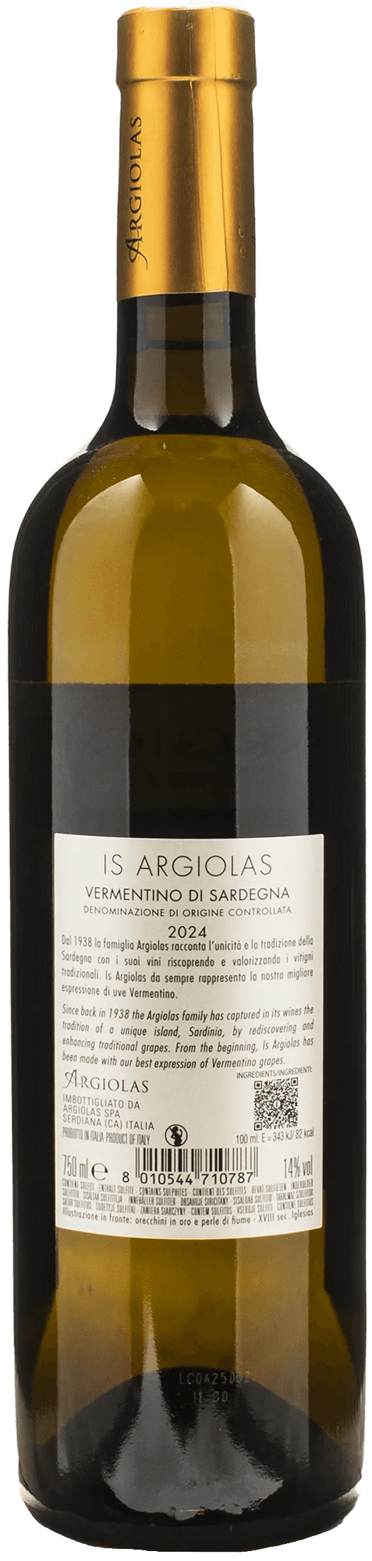 Argiolas Vermentino di Sardegna Is Argiolas 2024