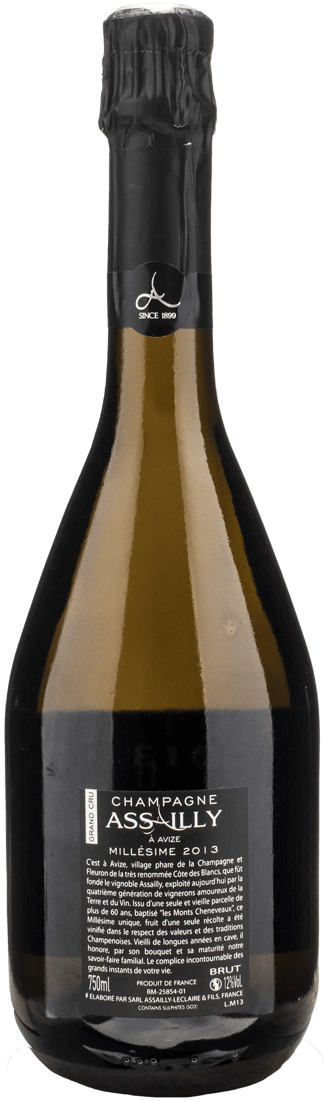 Assailly Champagne Grand Cru Brut Millesime 2013