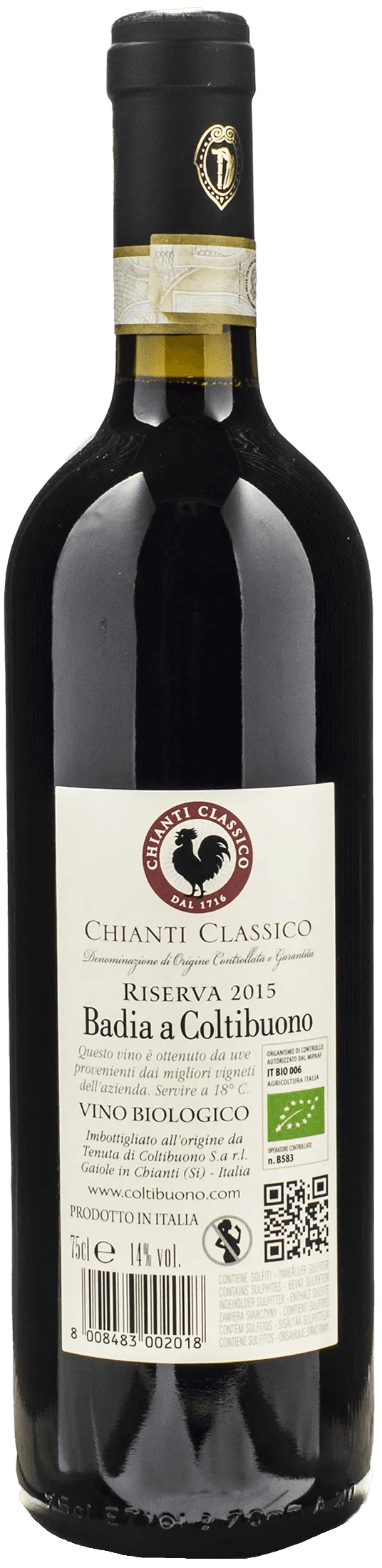 Badia a Coltibuono Chianti Classico Riserva 2015