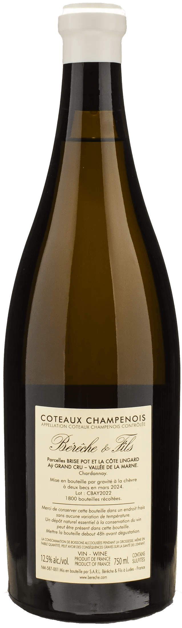 Bereche Coteaux Champenois Grand Cru Blanc Ay 2022