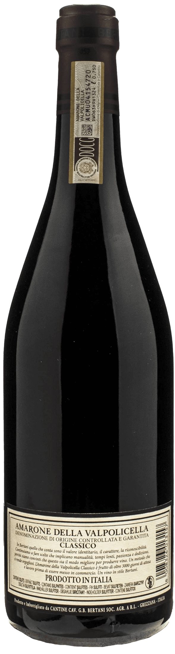 Bertani Amarone della Valpolicella Classico 2015