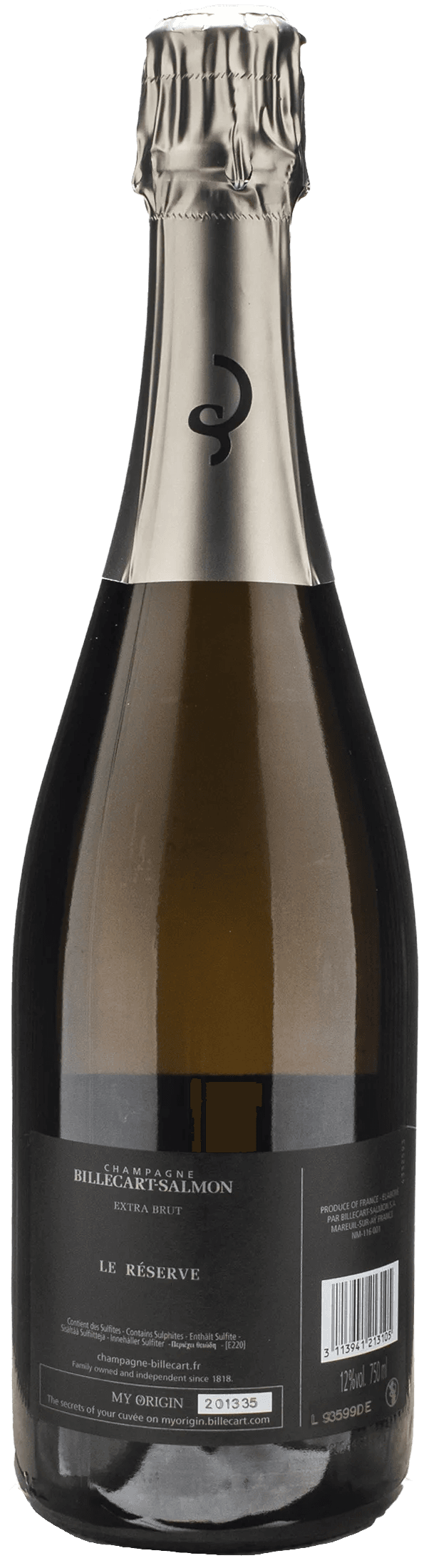 Billecart Salmon Champagne Le Reserve Extra Brut