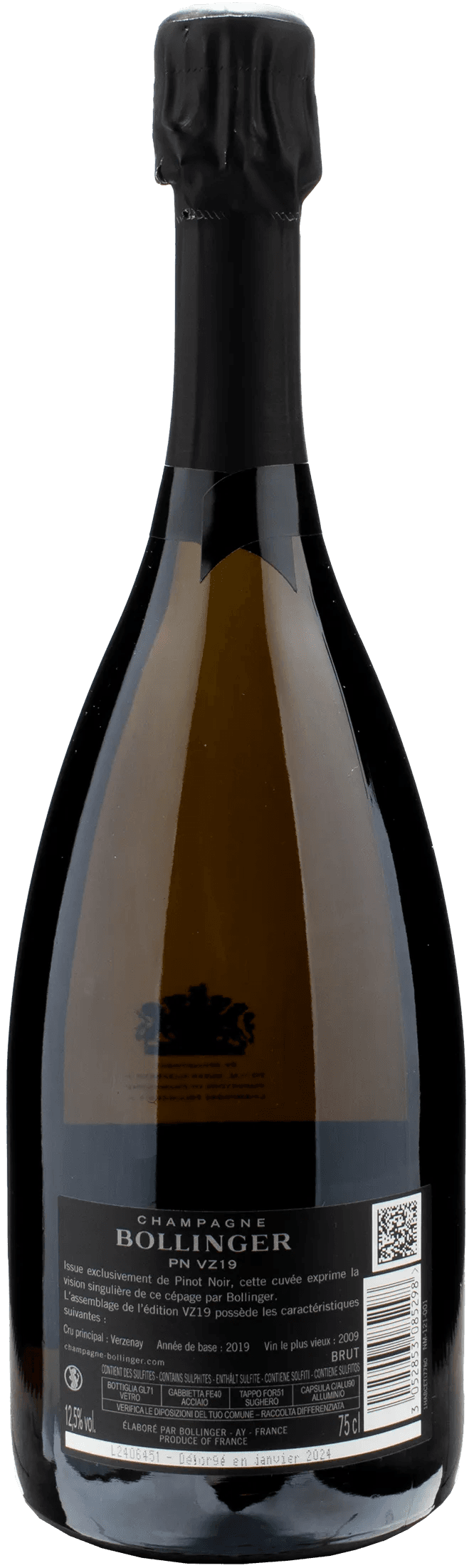 Bollinger Champagne PN VZ Brut 2019