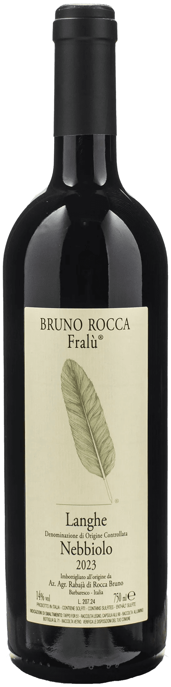 Bruno Rocca Langhe Nebbiolo Fralu 2023