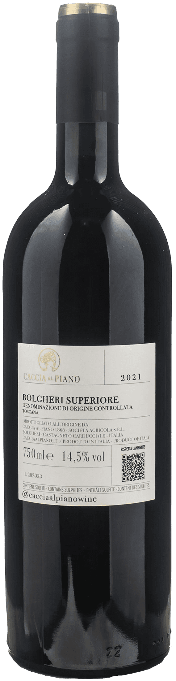 Caccia al Piano Bolgheri Superiore 2021