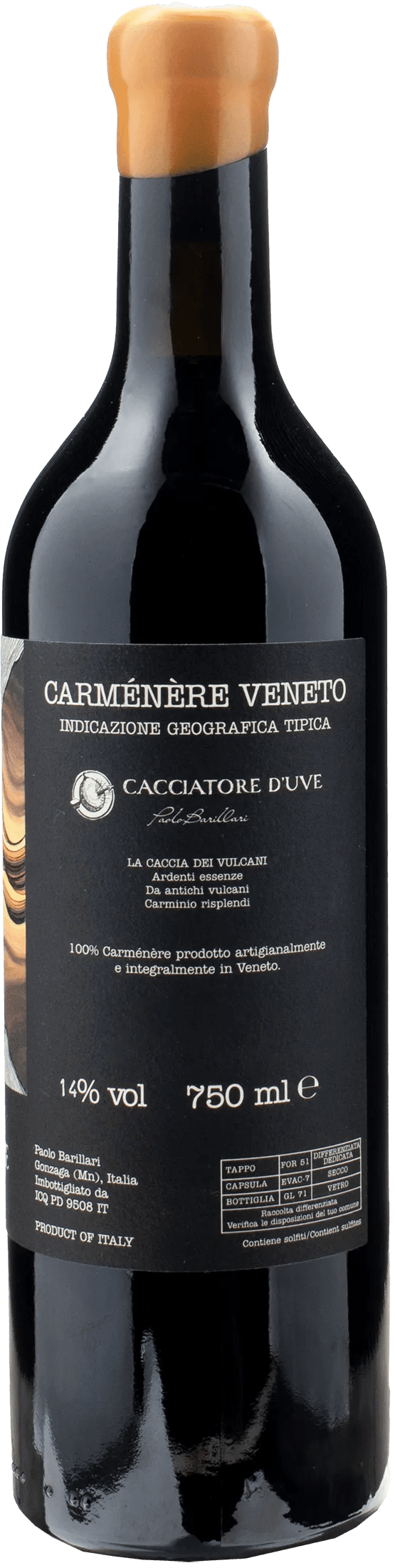 Cacciatore d'Uve Carmenere Veneto 2021
