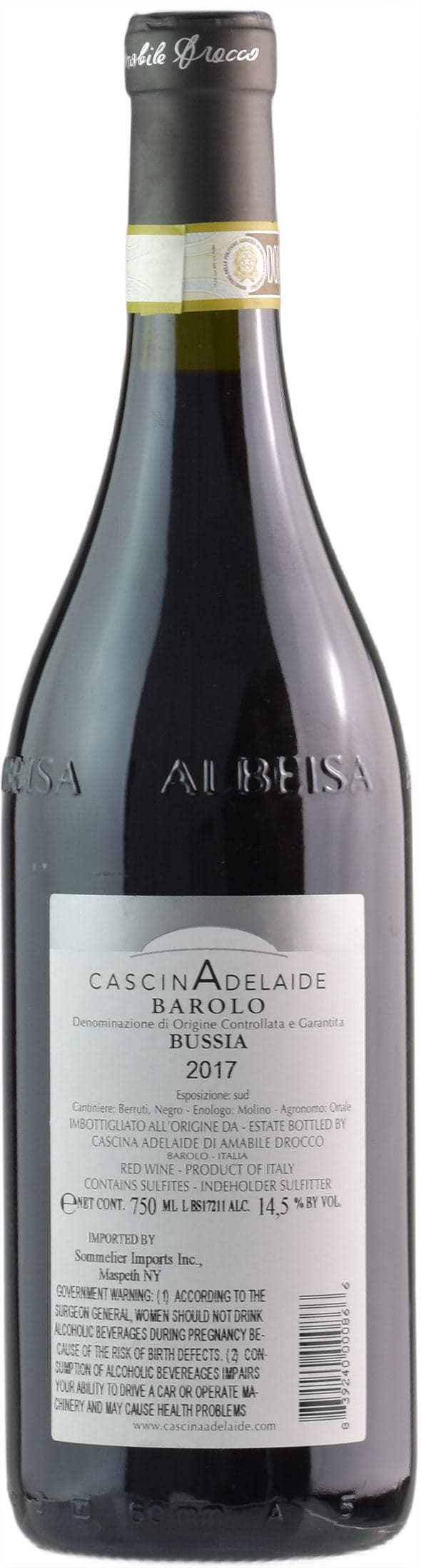 Cascina Adelaide Barolo Bussia 2017