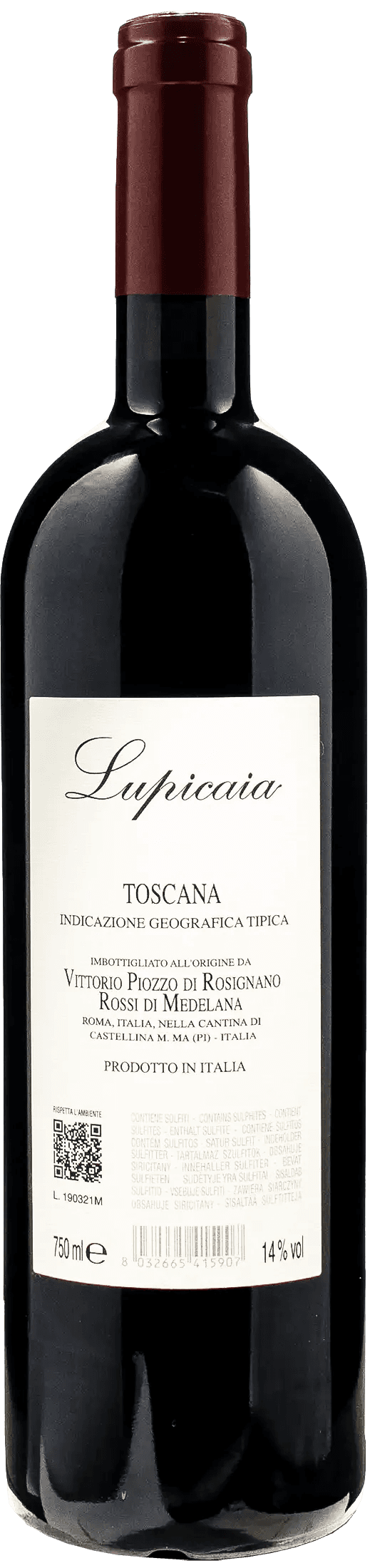 Castello del Terriccio Lupicaia 2018