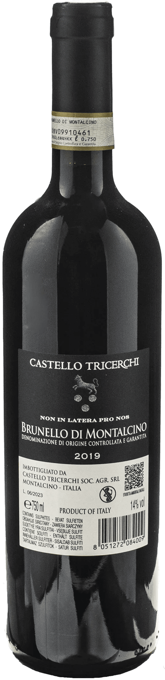 Castello Tricerchi Brunello di Montalcino 2019