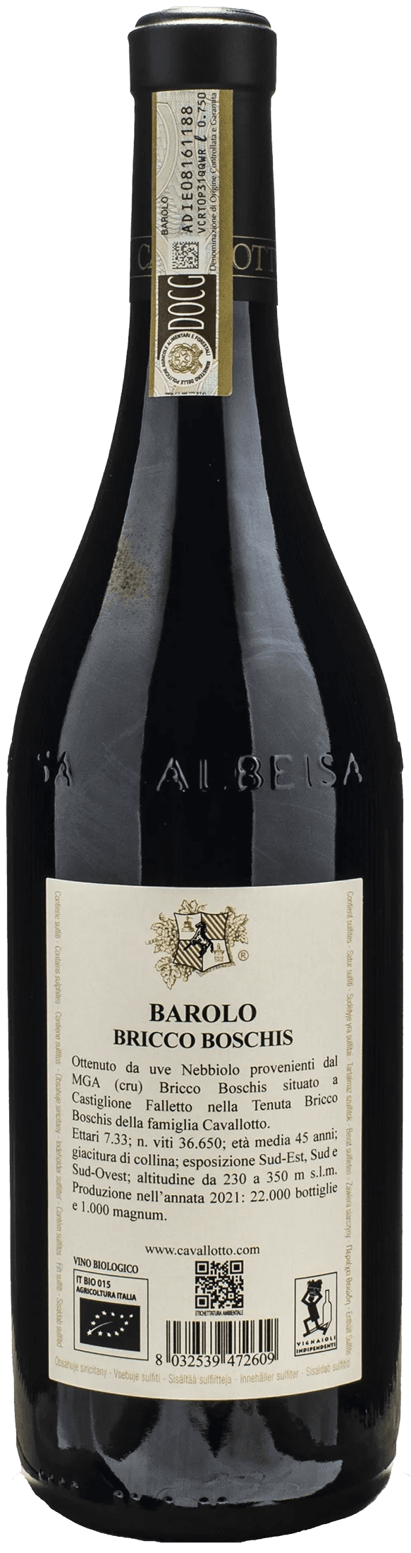 Cavallotto Barolo Bricco Boschis 2021