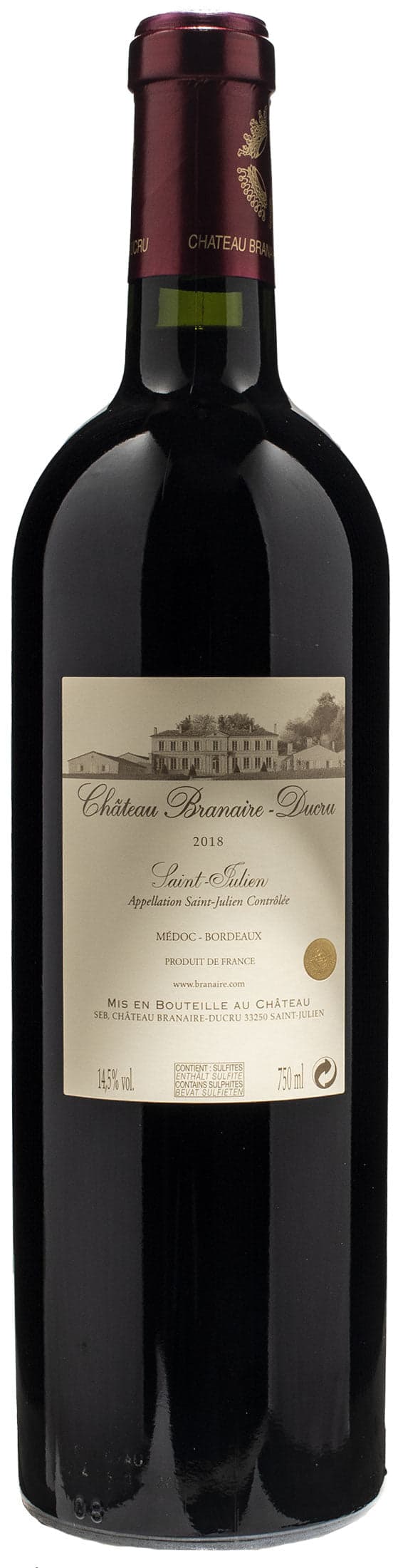Chateau Branaire Ducru Saint Julien 2018