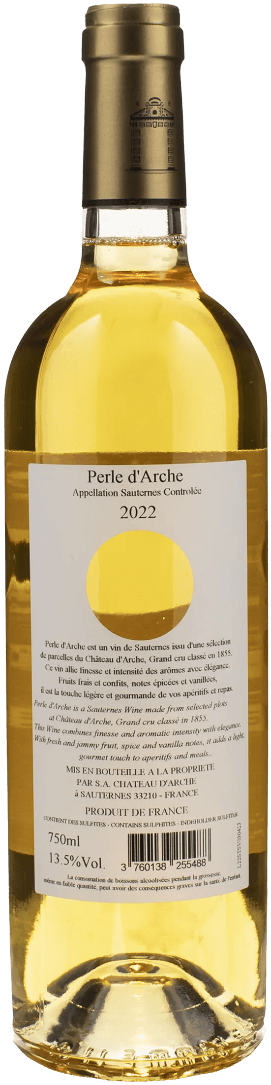 Chateau d'Arche Perle d'Arche Sauternes 2022