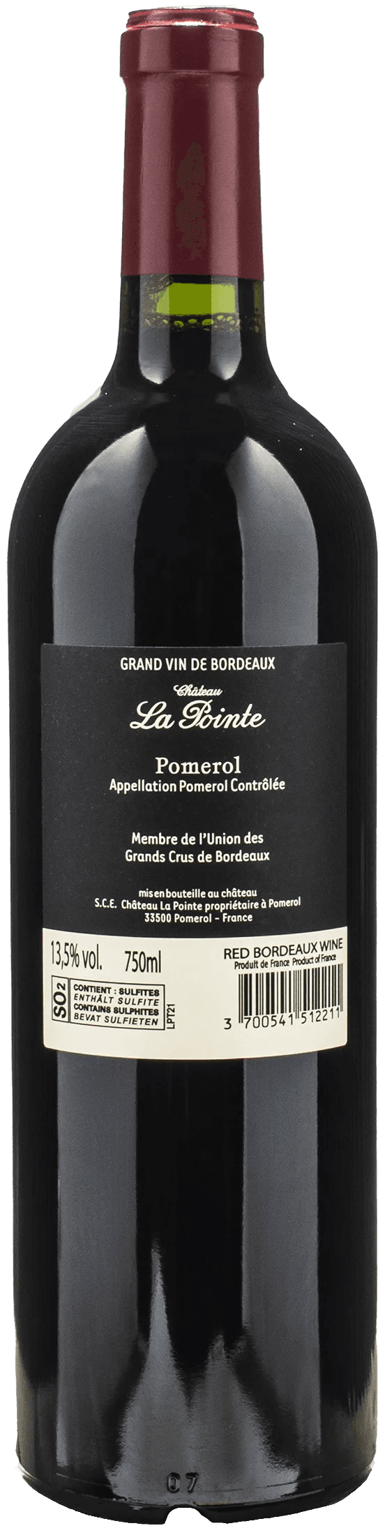 Chateau La Pointe Pomerol 2021