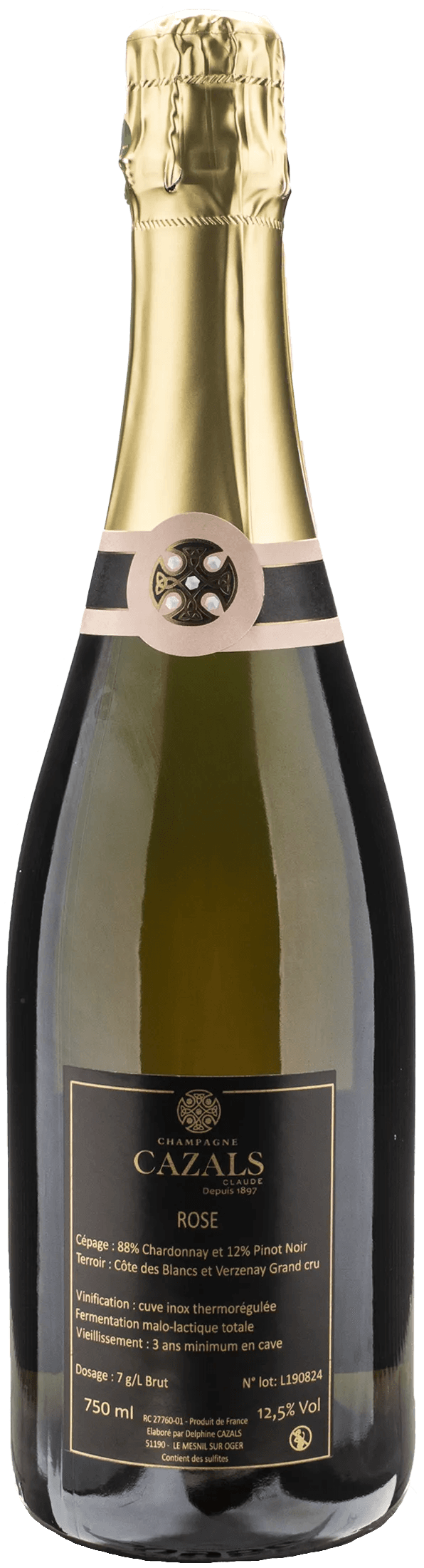 Claude Cazals Champagne Grand Cru Cuvee Rosee
