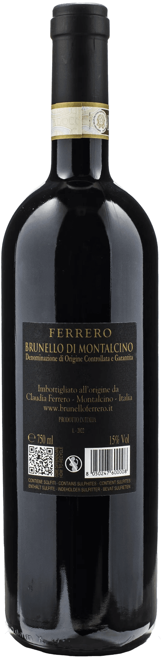 Claudia Ferrero Brunello di Montalcino 2019