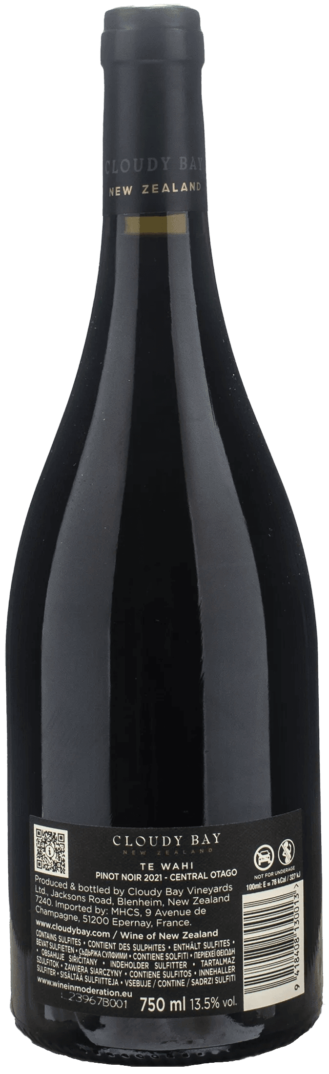 Cloudy Bay Central Otago Te Wahi Pinot Noir 2021