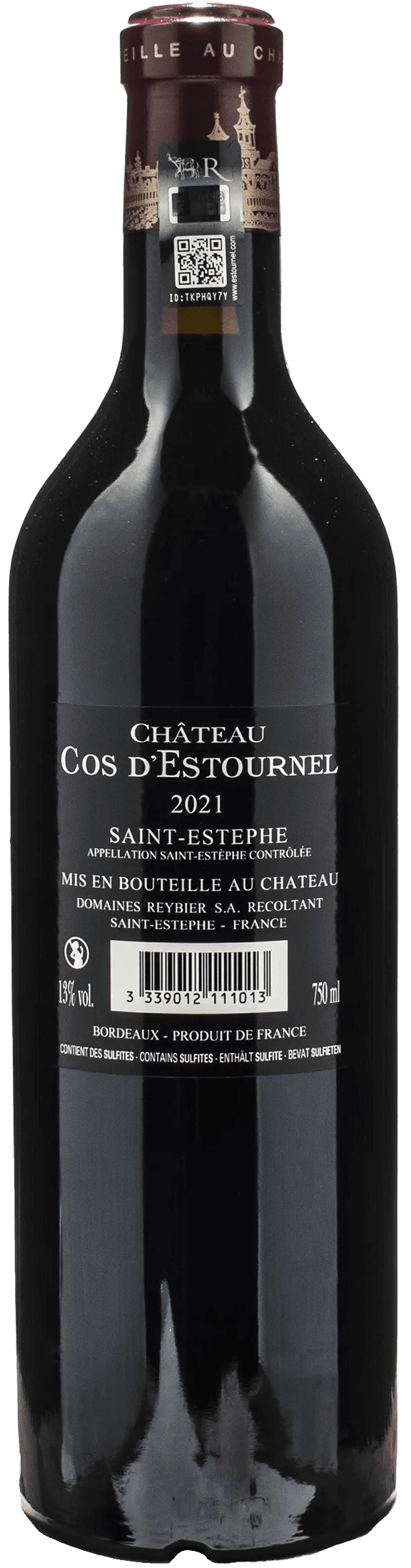 Cos d'Estournel Saint Estephe Grand Cru Classe 2021
