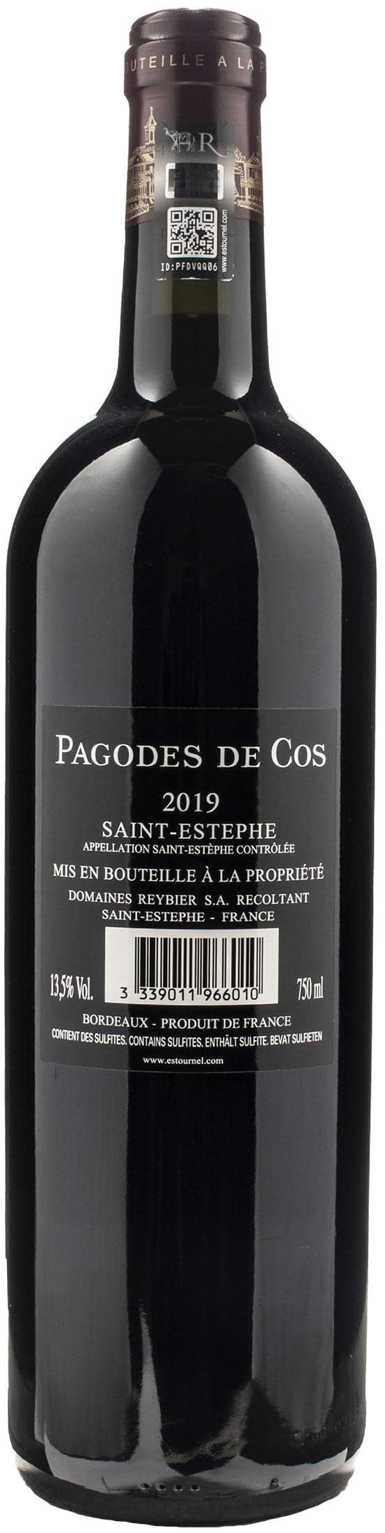 Cos d'Estournel Saint Estephe Pagodes de Cos 2019