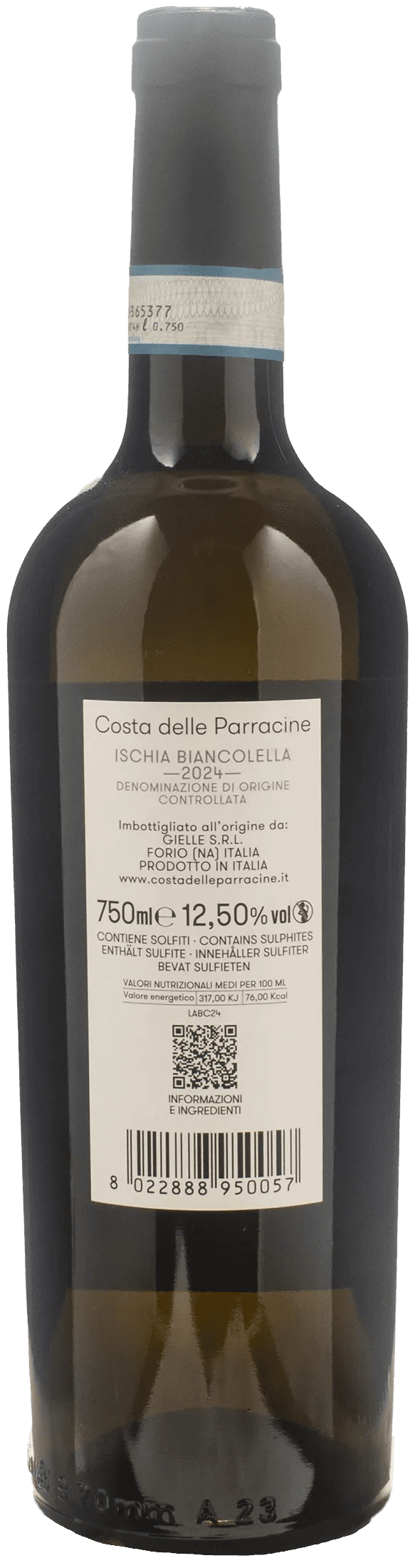 Costa Delle Parracine Biancolella 2024