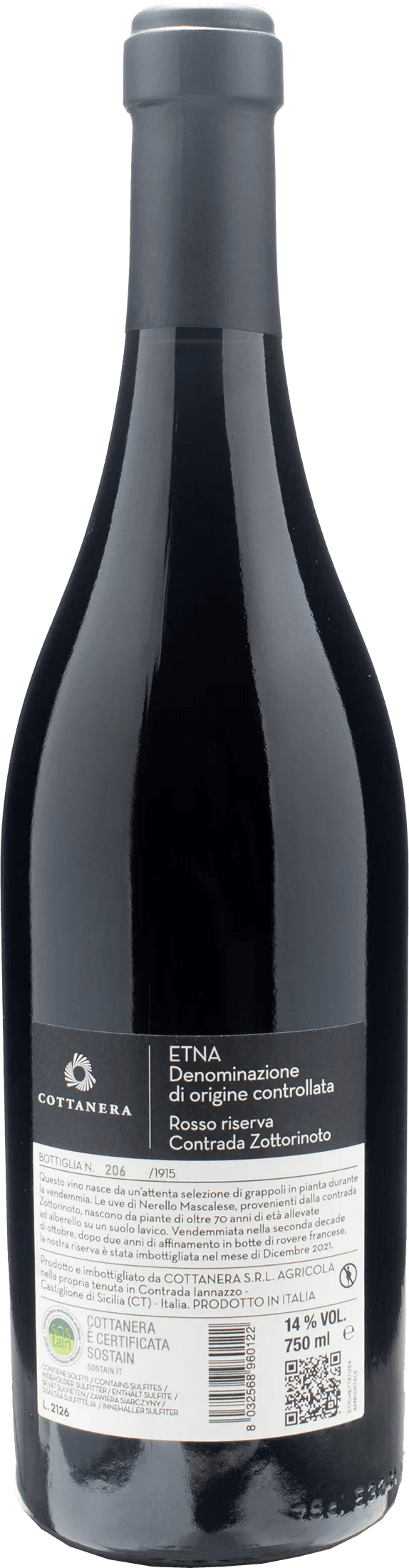 Cottanera Etna Rosso Zottorinoto Riserva 2019