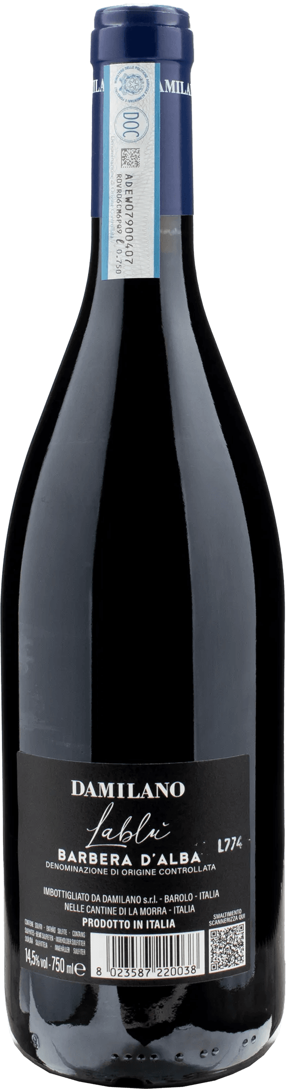 Damilano Barbera d'Alba LaBlu 2022