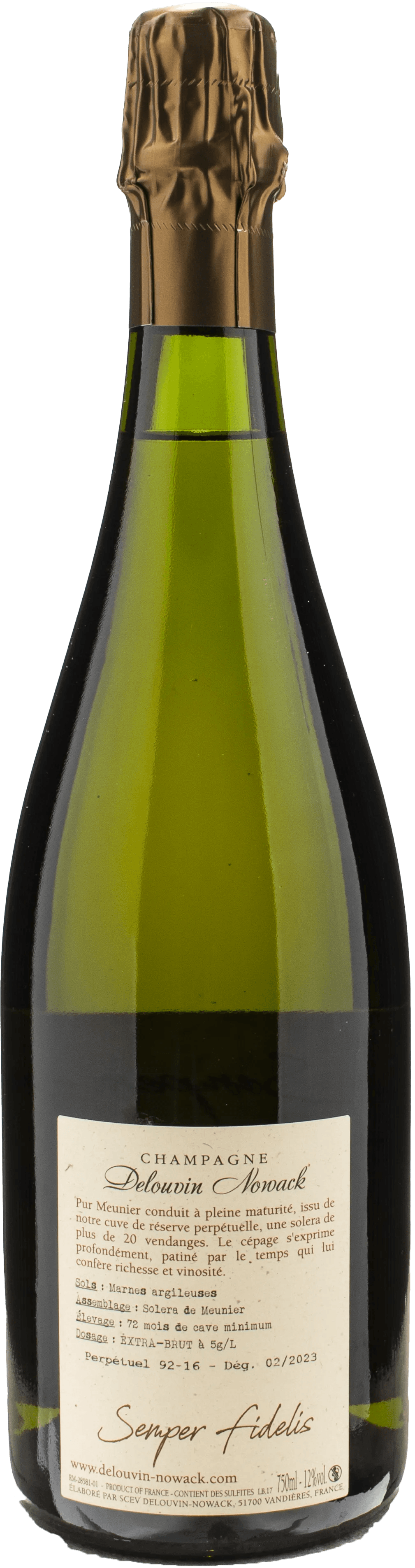 Delouvin Nowack Champagne Semper Fidelis Extra Brut