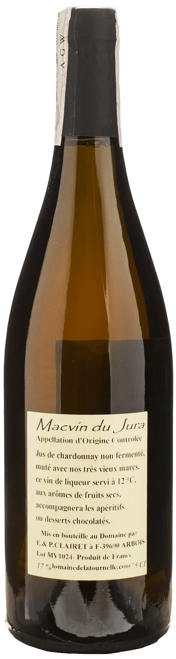 Domaine de la Tournelle Macvin du Jura