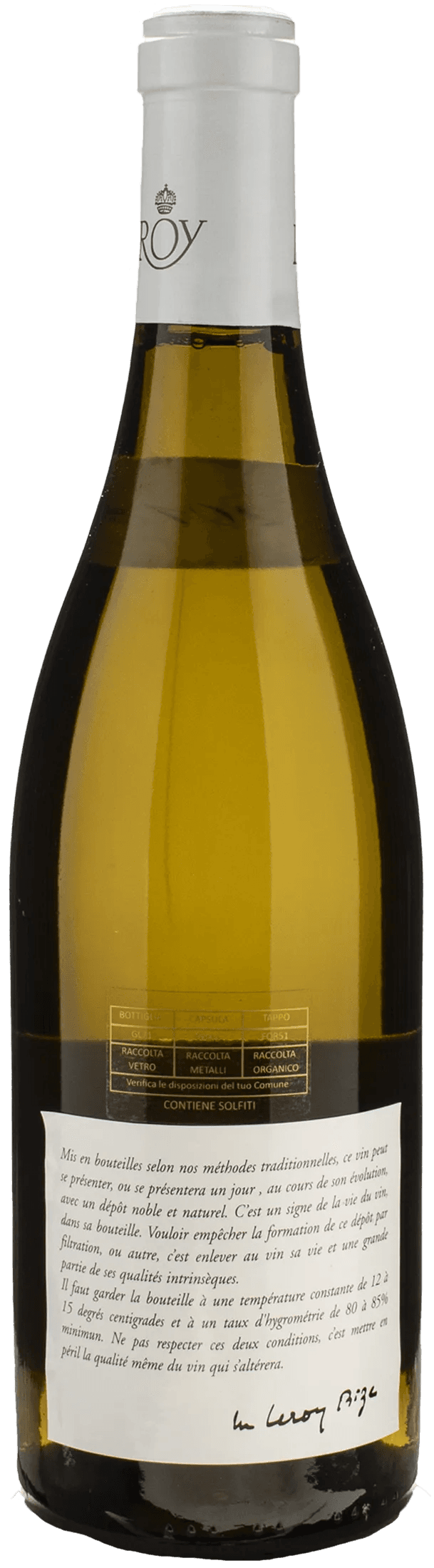 Domaine Leroy Bourgogne Blanc 2018