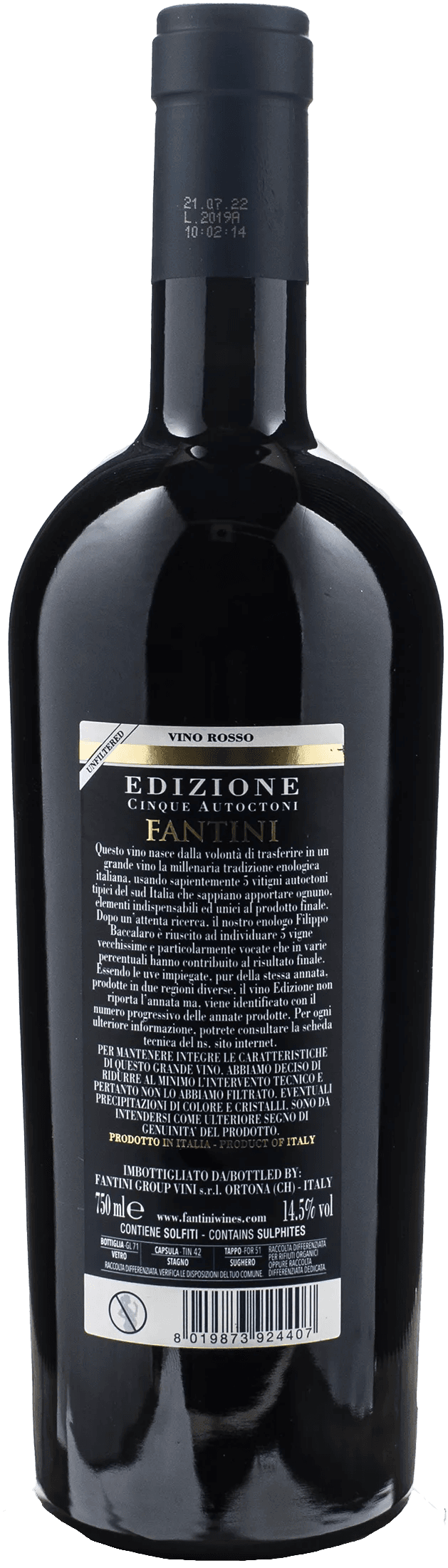 Fantini Farnese Cinque Autoctoni 21°edizione