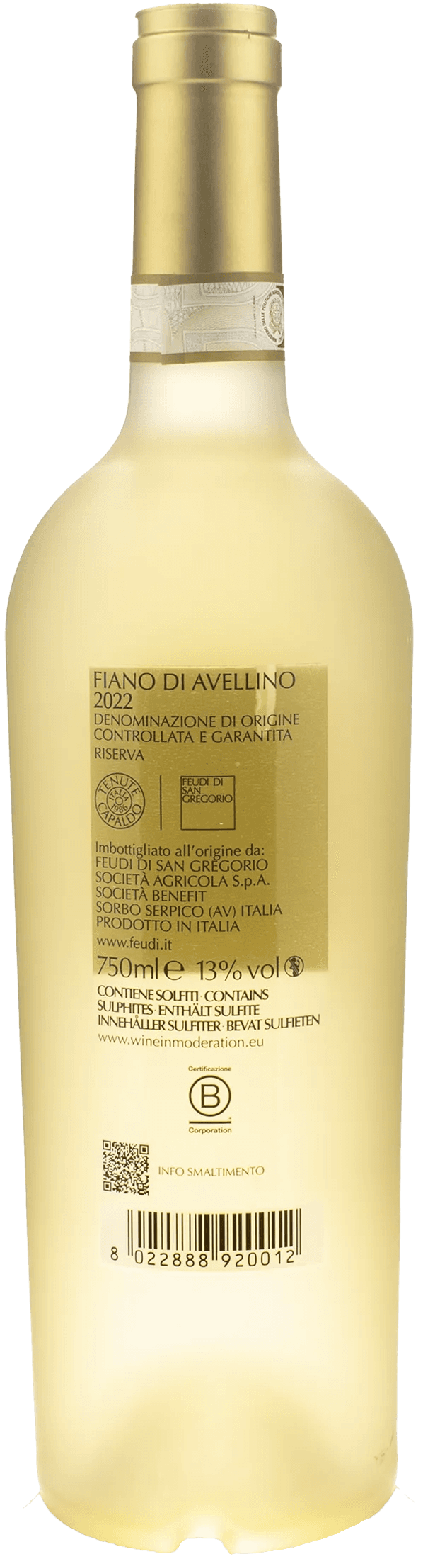 Feudi San Gregorio Campanaro Riserva 2022