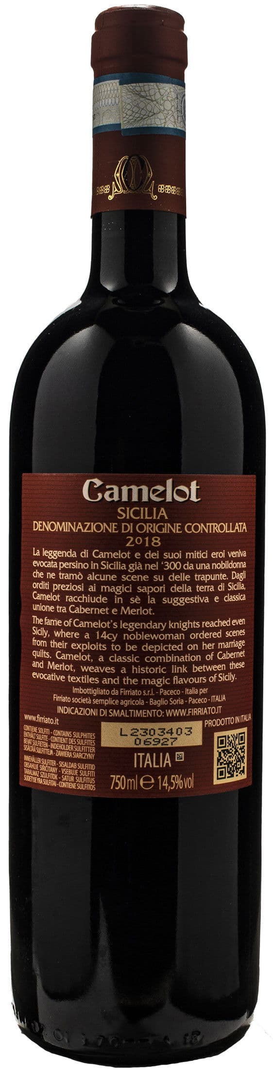 Firriato Camelot 2018