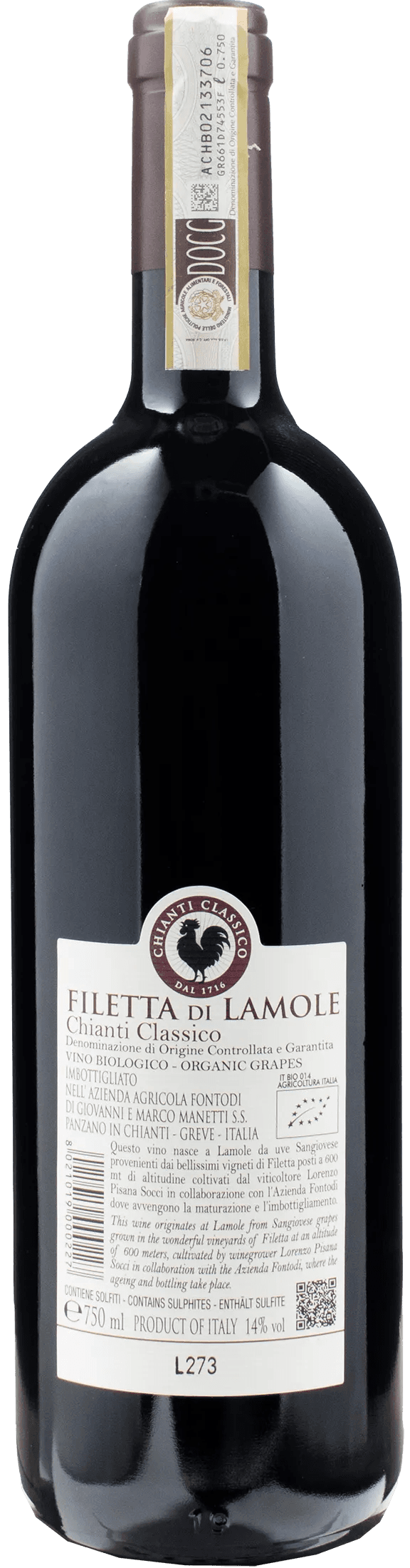 Fontodi Chianti Classico Filetta di Lamole 2021