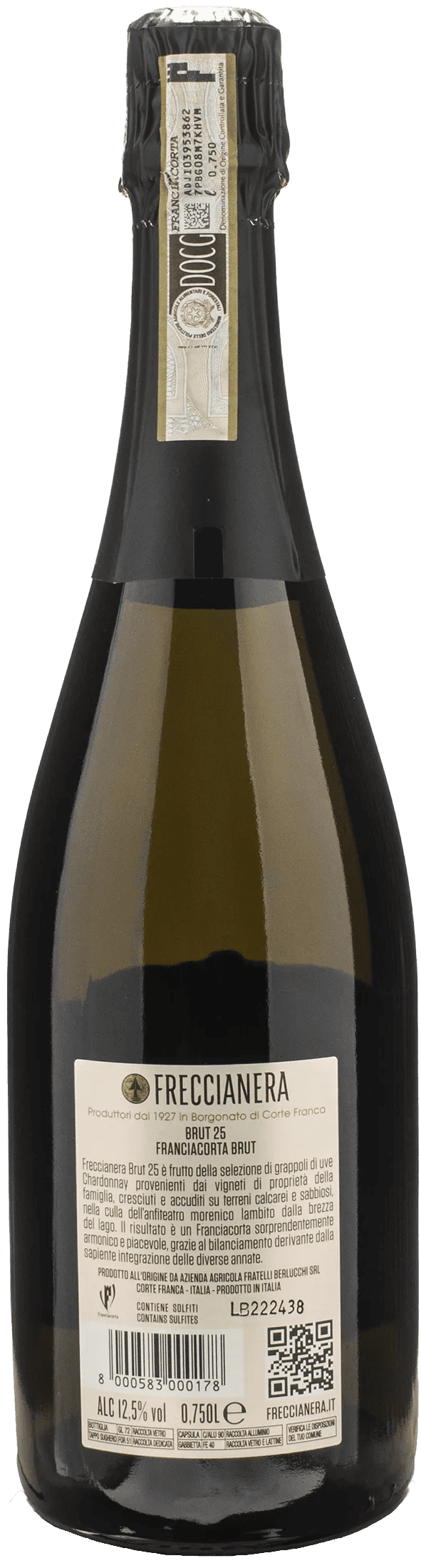 Freccianera Franciacorta Blanc de Blancs Brut 25