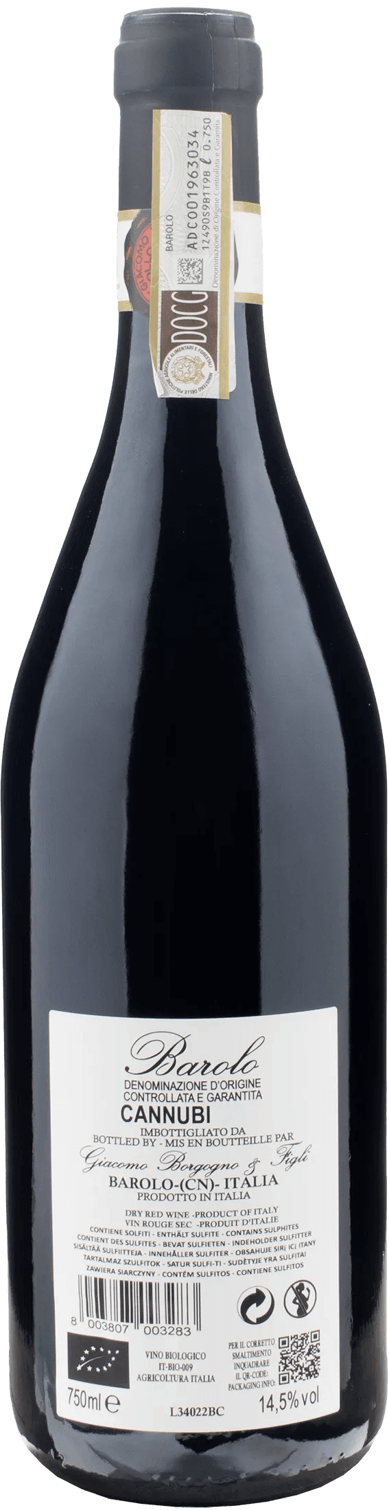 Giacomo Borgogno Barolo Cannubi 2019