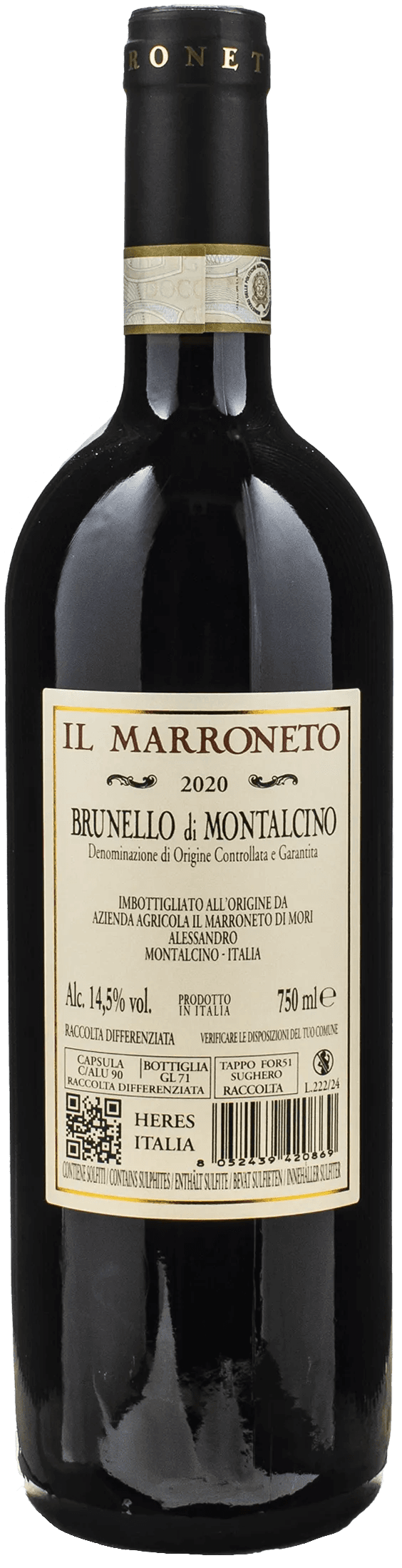 Il Marroneto Brunello di Montalcino 2020