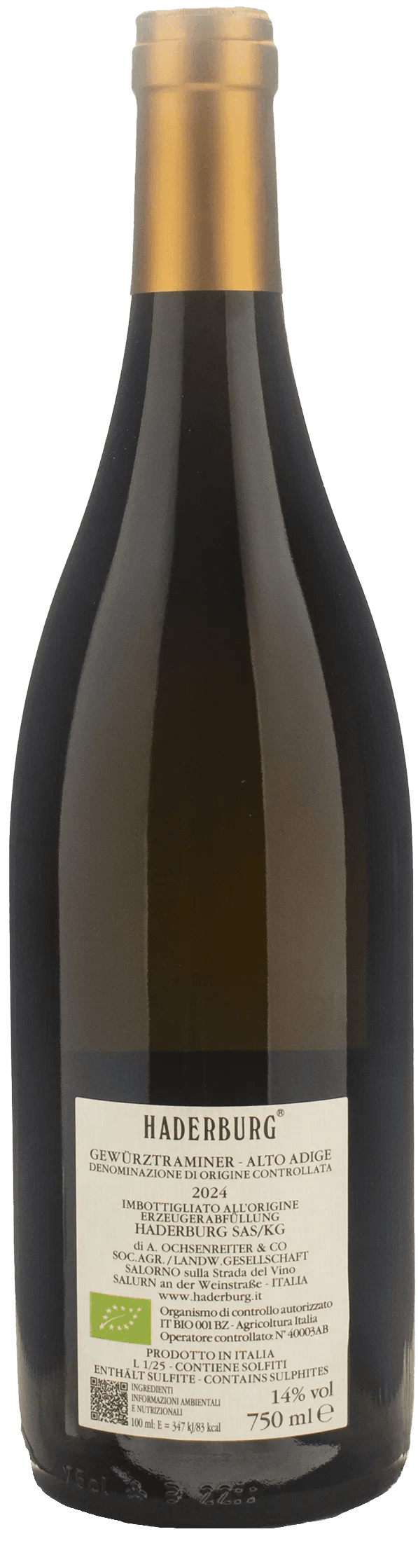 Haderburg Gewurztraminer 2024