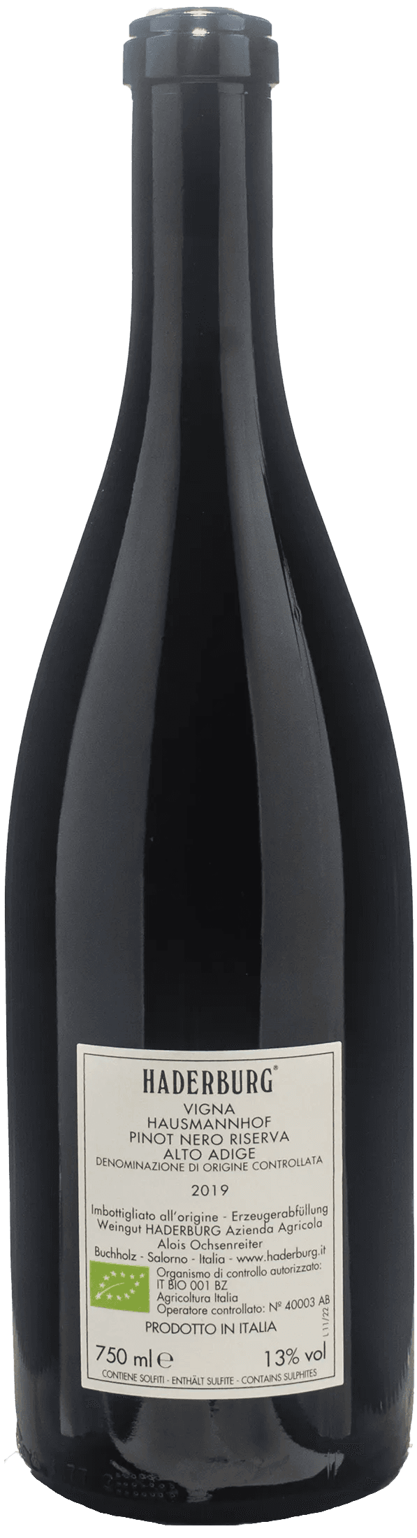 Haderburg Hausmannhof Pinot Nero Riserva 2019