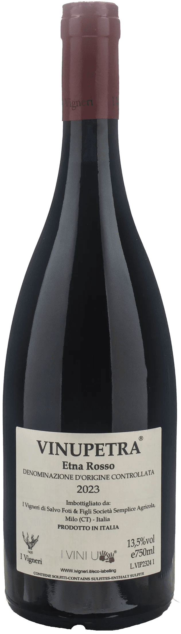 I Vigneri Etna Rosso Vinupetra 2023