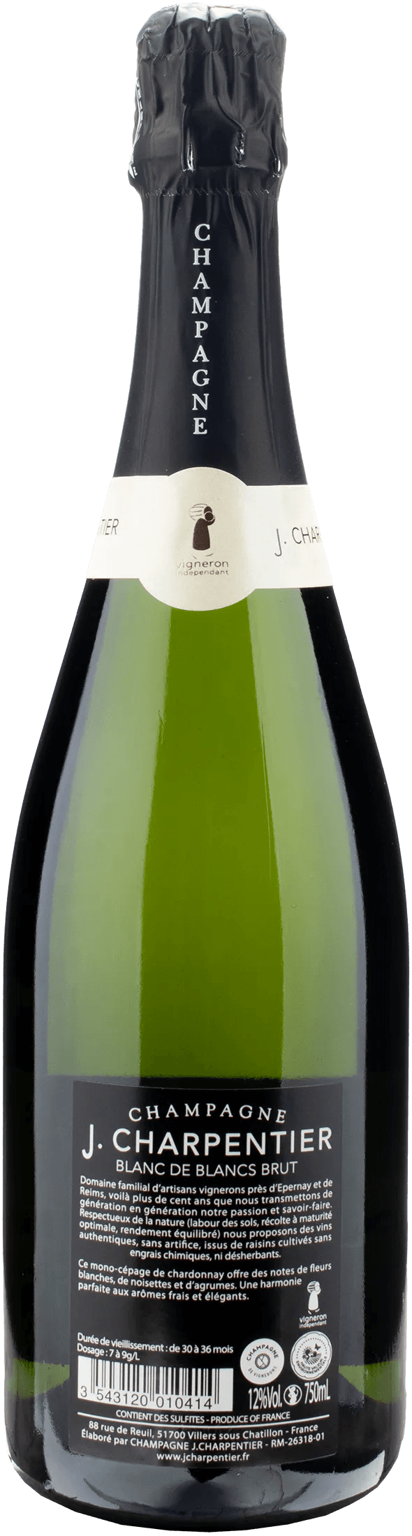 J. Charpentier Champagne Blanc de Blancs Brut