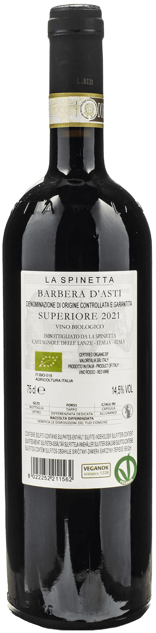 La Spinetta Barbera d'Asti Superiore Bionzo 2021
