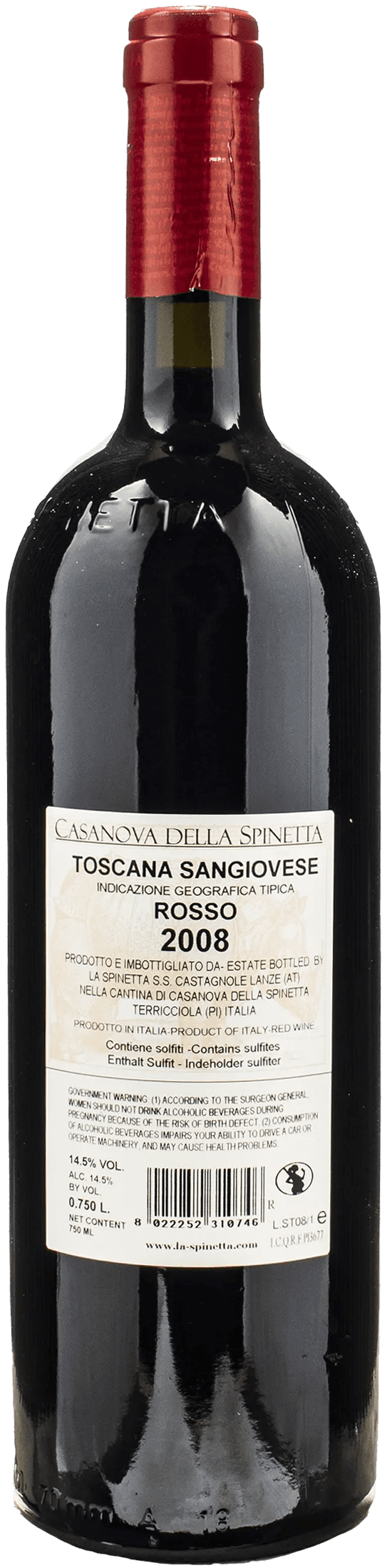 La Spinetta Sassontino 2008