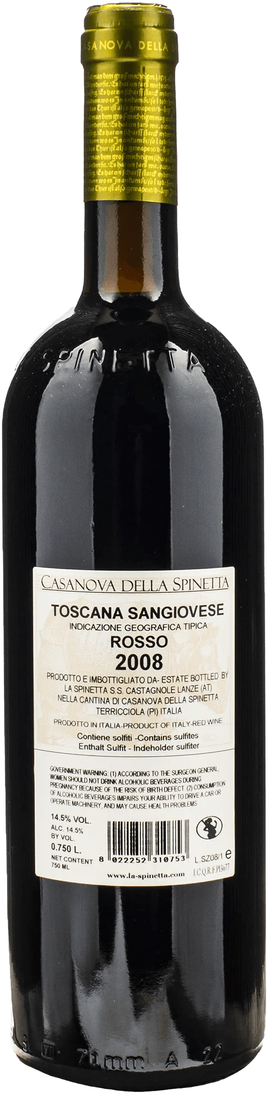 La Spinetta Sezzana 2008