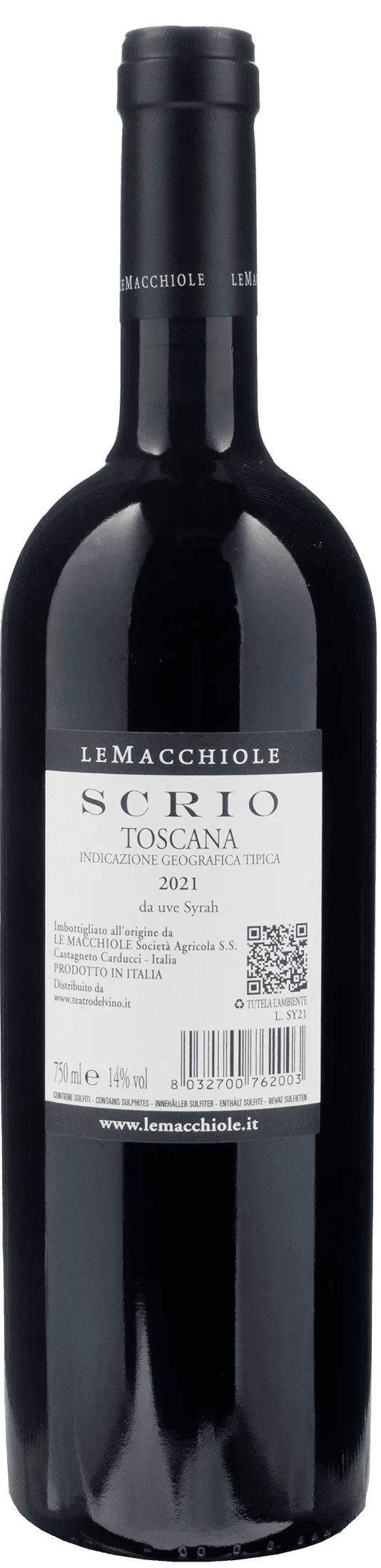 Le Macchiole Scrio 2021
