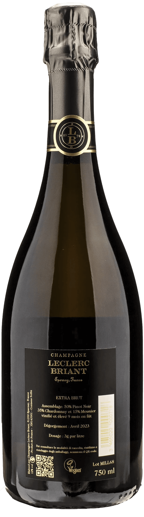 Leclerc Briant Champagne Extra Brut Millesime 2018