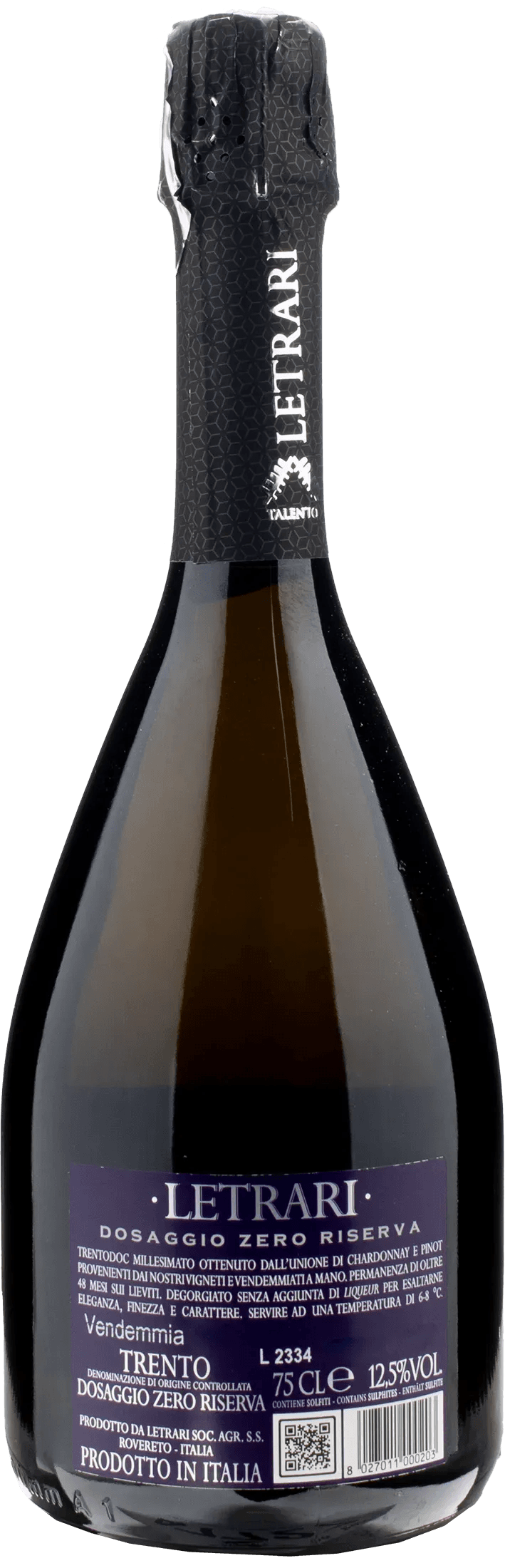 Letrari Dosaggio Zero Riserva 2017