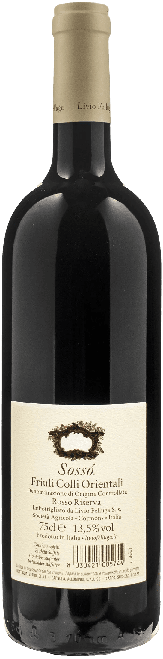 Livio Felluga Sosso Rosso Riserva 2018