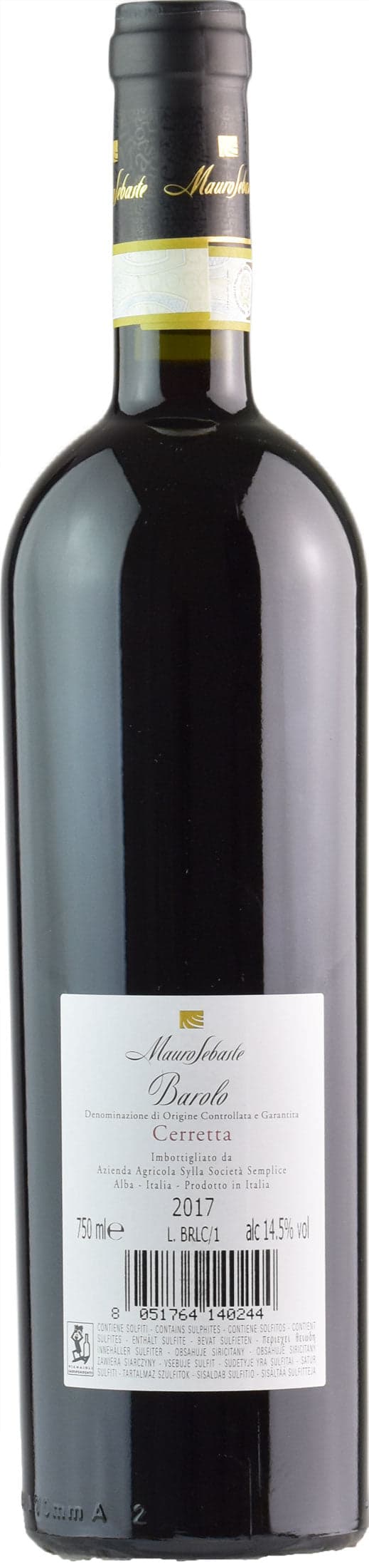 Mauro Sebaste Barolo Cerretta 2017