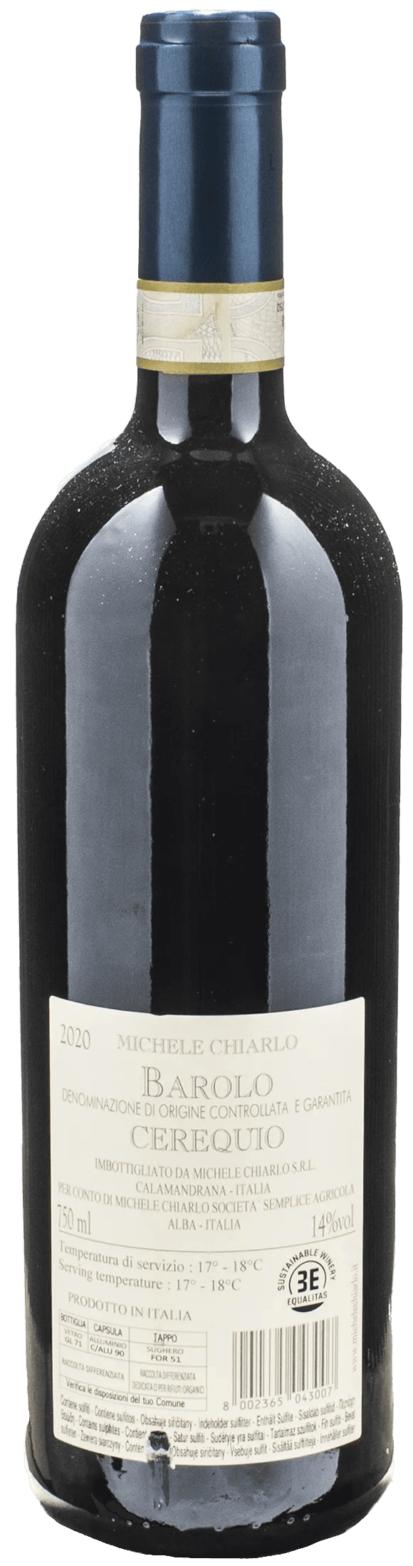 Michele Chiarlo Barolo Cerequio 2020