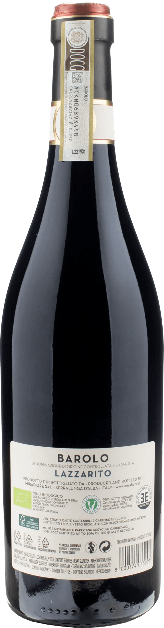 Mirafiore Barolo Lazzarito 2019