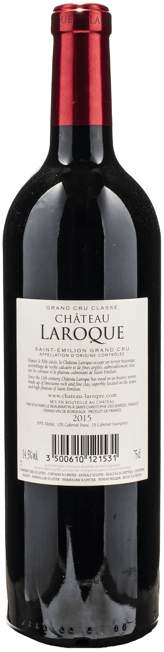 Chateau Laroque Saint Emilion Grand Cru Classe 2015